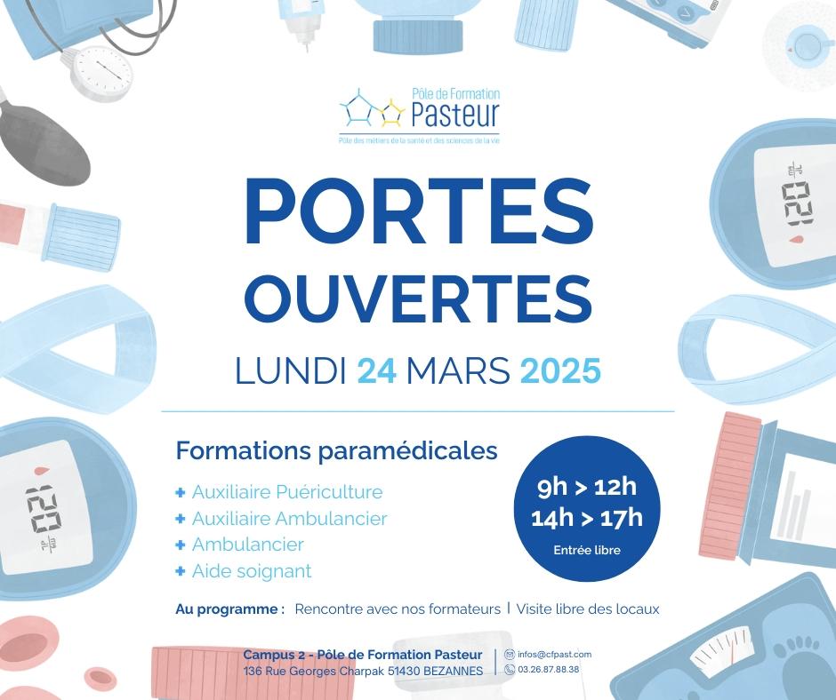 Le Pôle de Formation Pasteur t'ouvre ses portes !